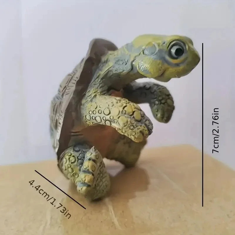 Cartoon Turtle Hanging Ornaments Handmade Simulated Pot Decor Small Turtle Home Decor