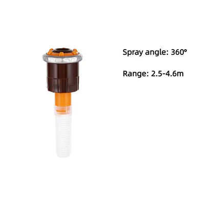 1Pc Adjustable Ray Jet Nozzle Sprinkler with 90-210/360 Arc 2.5-9.1m Range for Garden Lawn Irrigation Rotary Sprinkler