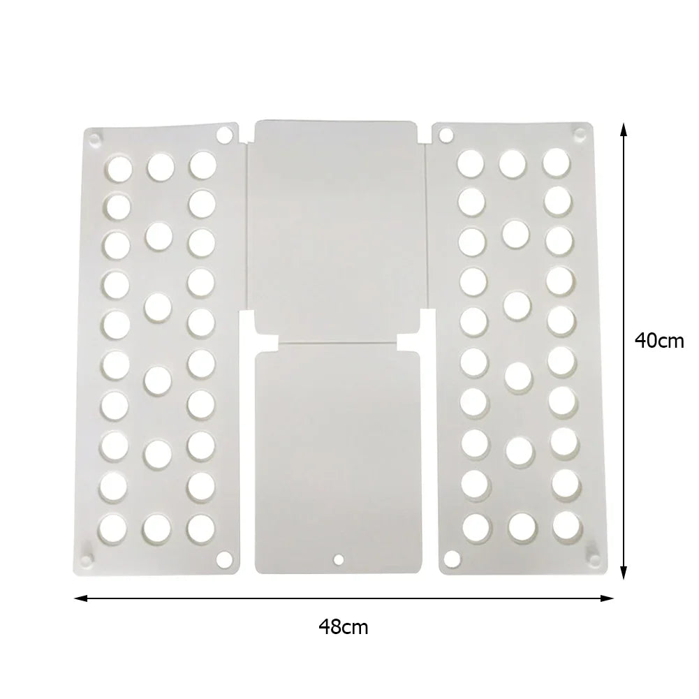 Plastic Folding Clothes Board Easy and Fast Kids Laundry Folder Folding Shirt Board Home Storage Tools for Quick Folding Clothes