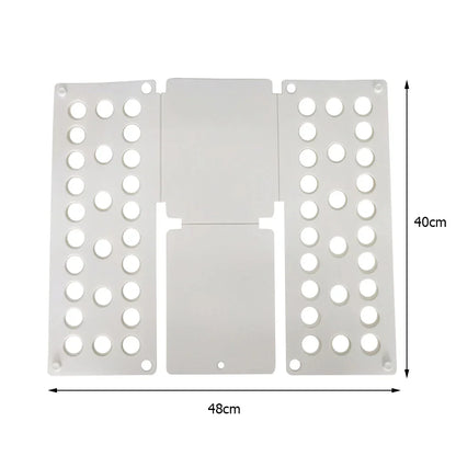 Plastic Folding Clothes Board Easy and Fast Kids Laundry Folder Folding Shirt Board Home Storage Tools for Quick Folding Clothes