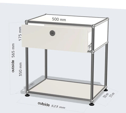 Module Furniture  Storage Modular DIY Shelf Sideboard Customized Size Night Stand Cabinet Stainless Steel Home Use