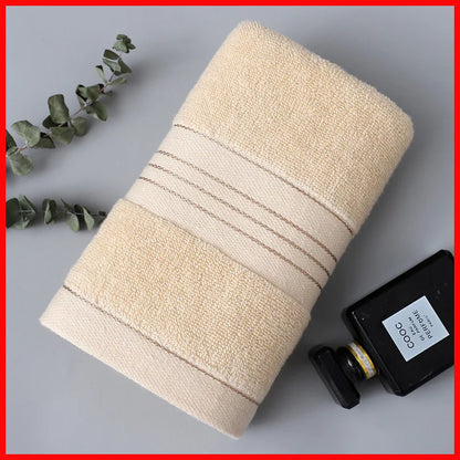 Class a All-Cotton Thickened Absorbent Jacquard Skin-Friendly Face Towel Bath Pure Cotton Adult Towel
