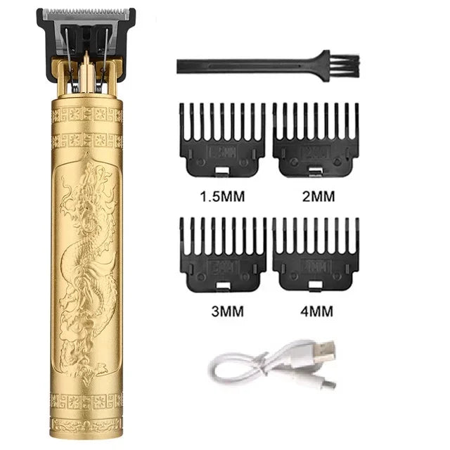 Professional T9 Hair Clipper For Mens USB Fast Rechargeable Beard Care Tools Provide Comfortable Precise Shaving Hair Trimmer