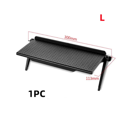 Adjustable TV Screen Top Storage Shelf Computer Monitor Screen Top Storage Rack TV Media Box Router Shelf Rack Home Organizer