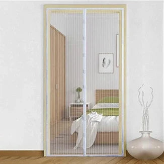 Magnetic Mosquito Net Curtain, Anti-Fly Auto Close Screen for Doors & Windows, Ventilation Mesh, No Drill Easy Install