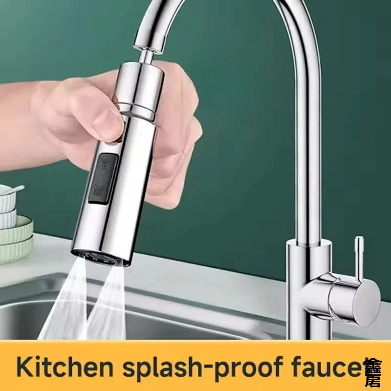 3 Modes Anti-Splash Shower Sprayer Kitchen Filter Faucet Extender  Water Saver Home Universal Faucet