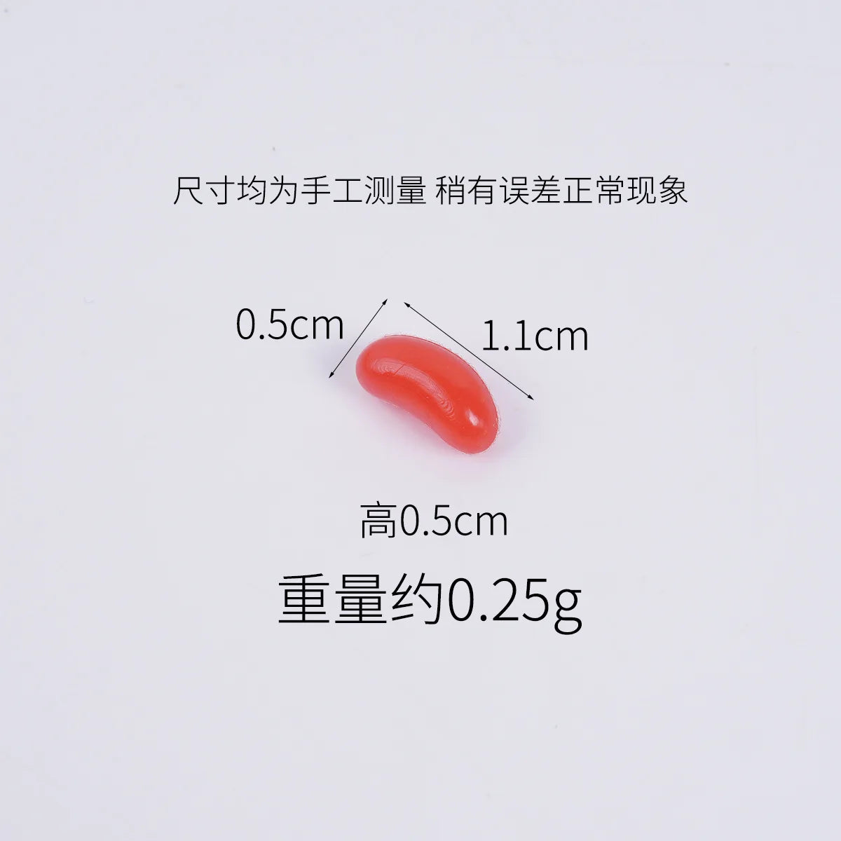 20pcs Mini Candy Fondant Fruit Candy Pop Artificial Candy Beans Miniature Food Play Handmade Simulation Home Decor Decorations