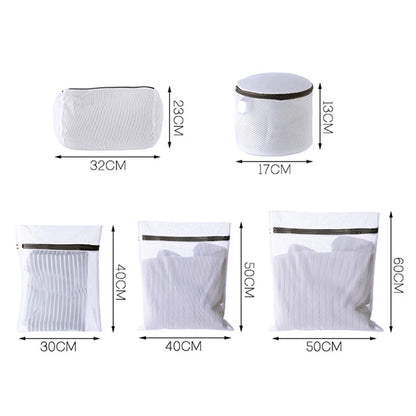 2/3/5PCS Mesh Nylon Clothing Storage Bag Anti Deformation Pants Sweater Special Washing Bag Wool Travel Packaging Bag