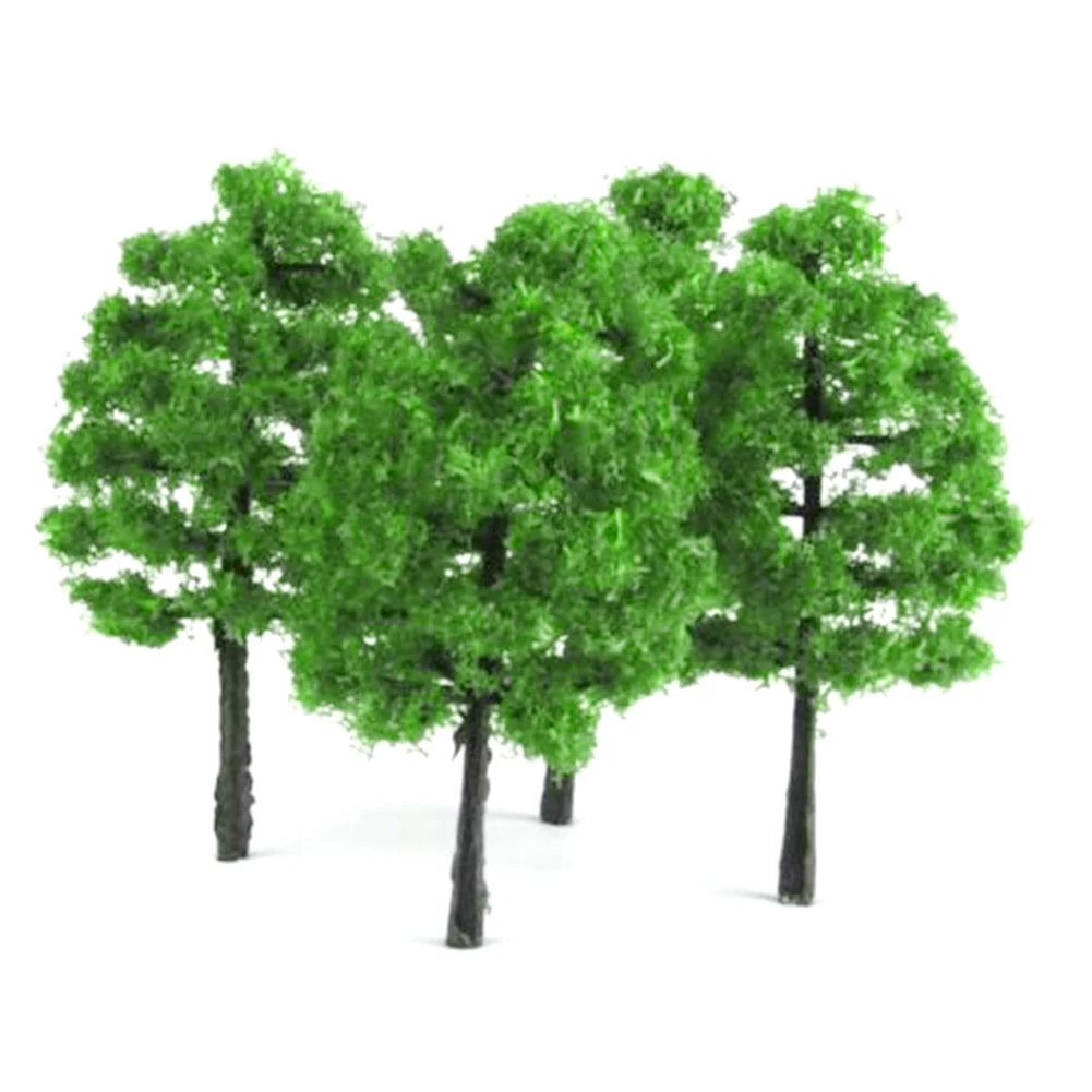 20Pcs Model Trees Train Railroad Diorama Wargame Park Scenery Hight 3.5cm Miniature Sandtable Model Scenery DIY For Home Decor