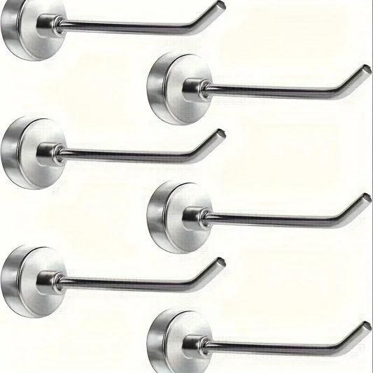 5pcs Magnetic Hook, Heavy Duty Magnet Hook, Magnetic Cruise Hook Hanging, Large Metal Magnetic Hook, Can Be Used For Grill,