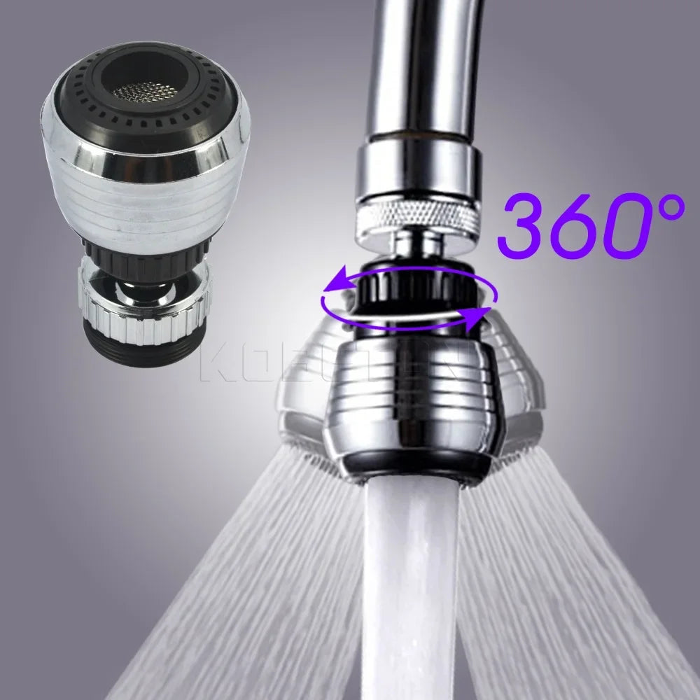1pcs Faucet Nozzle 360 Degree Rotation Filter Extension Tube Shower Water Saving Tap Head Nozzle Universal Kitchen Accessories