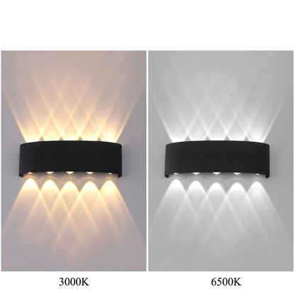 Up Down LED Wall Lamp Waterproof Modern Wall Light for Bedroom Living Room Corridor Balcony Indoor Outdoor Home Decor Lighting