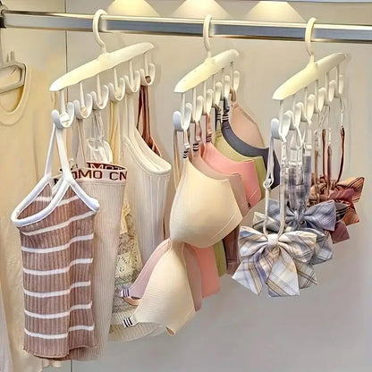 12-Hook Rotating Hanger – Space-Saving Closet Organizer for Ties, Belts, Underwear, Skirts | Portable Home & Dorm Storage 2030