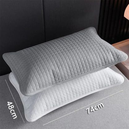 Cotton Pillow Cover Head oil Anti Mite Pillow Case Protector Waterproof Isolation layer Pillow core protection household