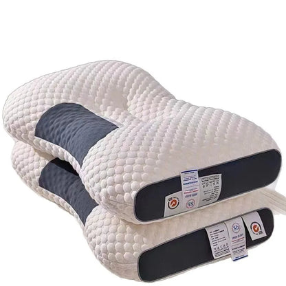 3D Knitted SPA Massage Bean Pillow Water Cube Cervical Support Hotel Quality Pillow Core Non-collapsible for Neck Pain Relief