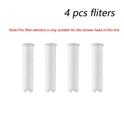 10 Spray High-Pressure Water Saving Filtered Shower Head Handheld Showerhead Fall Resistance Black White Bathroom Shower Nozzle
