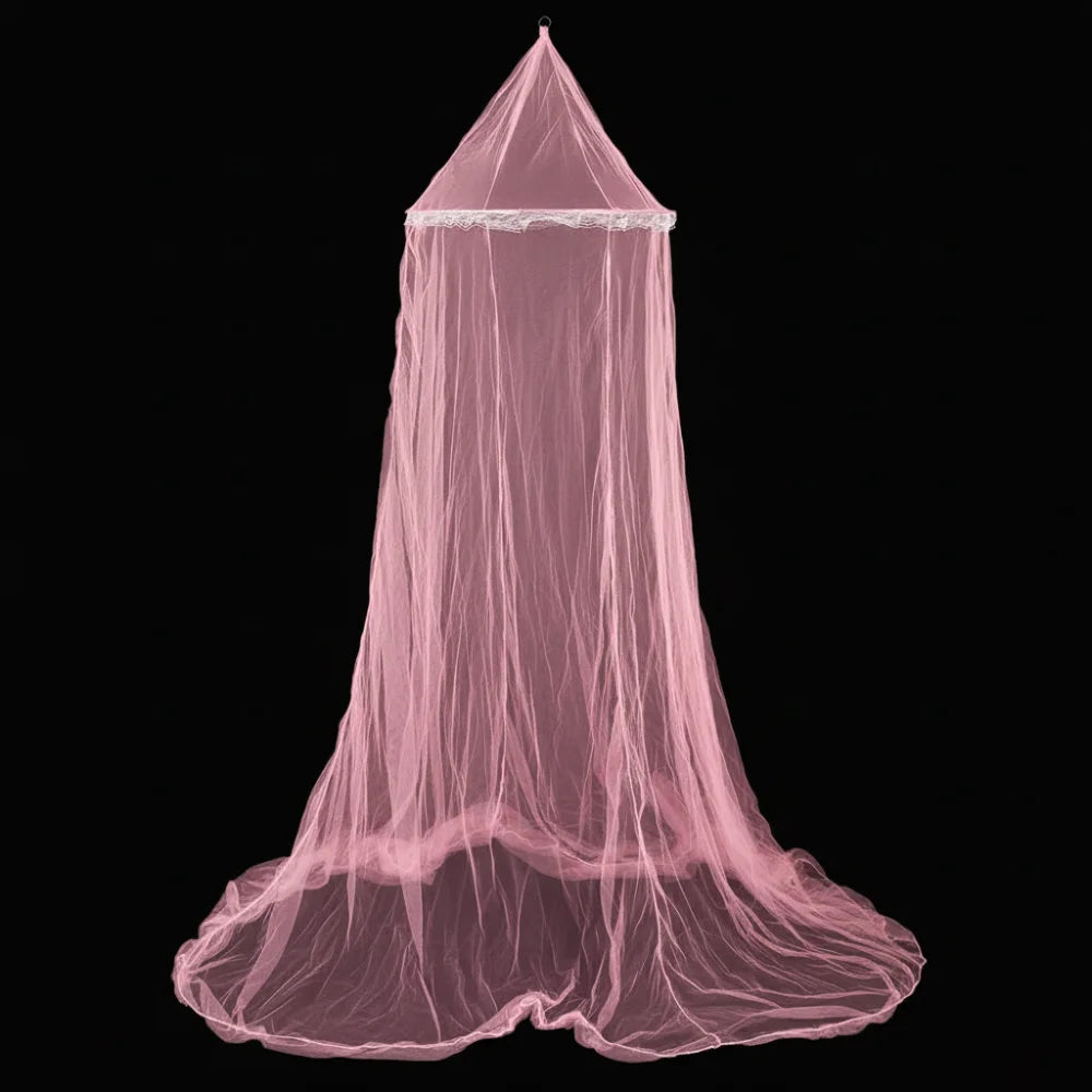 Canopy Encryption Dome Fly Insect Mesh Princess Mosquito Net Repellent Protection Single Entry Bed Decoration