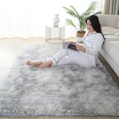Fluffy  Carpet Living Room Plush Lounge Rug in The Bedroom Floor Mat Soft Velvet Carpets For Children Kids Decoration  ﻿