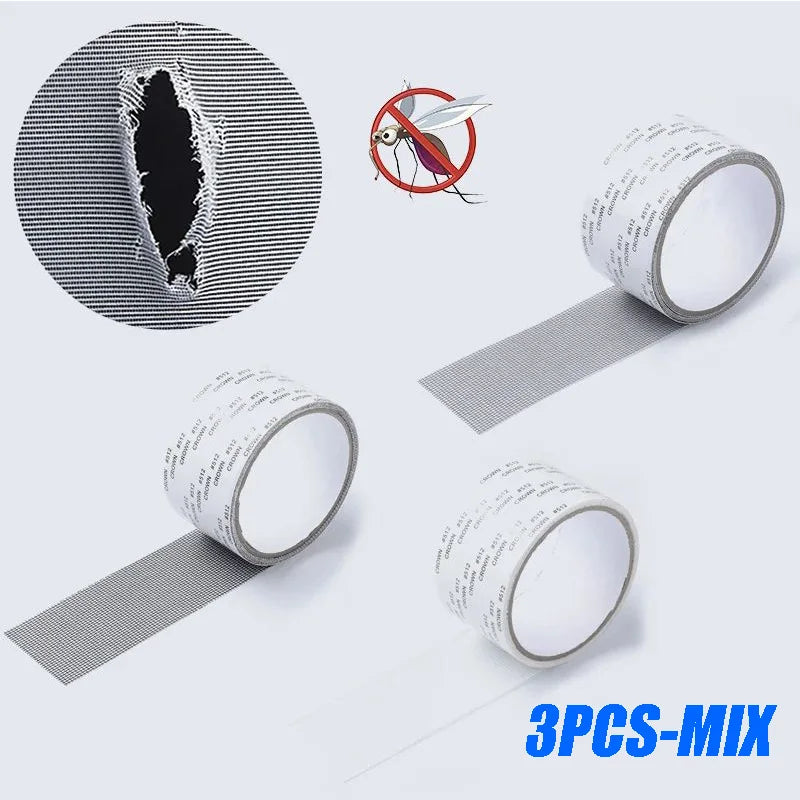Window Screen Tape Anti-mosquito Screen Repair Subsidy Door Curtain Mosquito Net Hole Patch Repair Self-adhesive Screen Tape