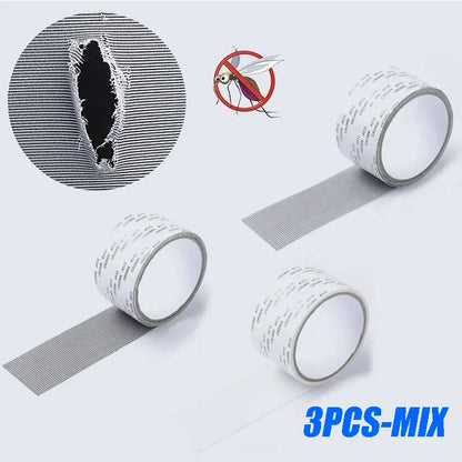 Window Screen Tape Anti-mosquito Screen Repair Subsidy Door Curtain Mosquito Net Hole Patch Repair Self-adhesive Screen Tape