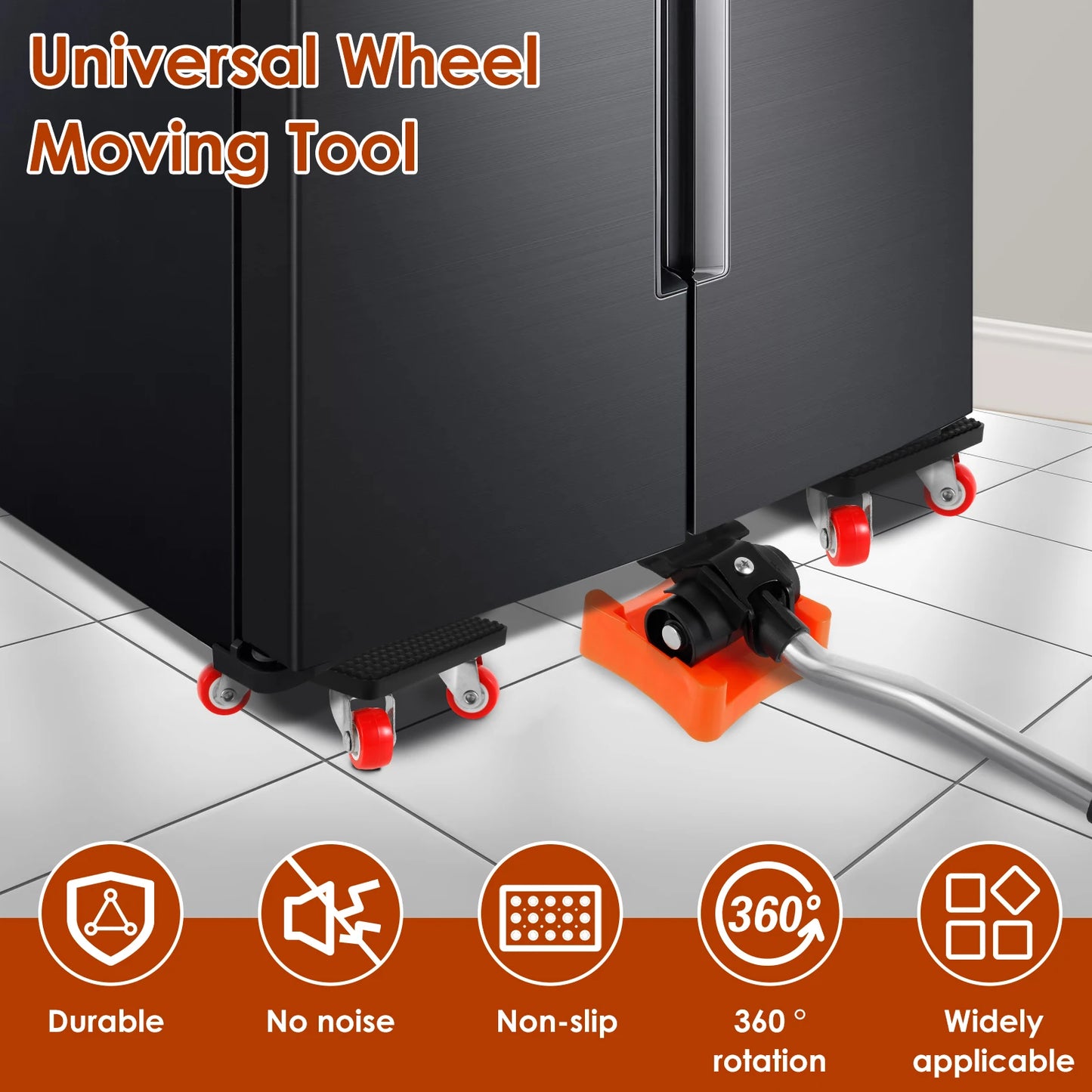 Heavy Duty Furniture Lifter Furniture Mover Set 880LBS Mover Roller Tranport Tool Lifting Moving Furniture Helper Transport Tool