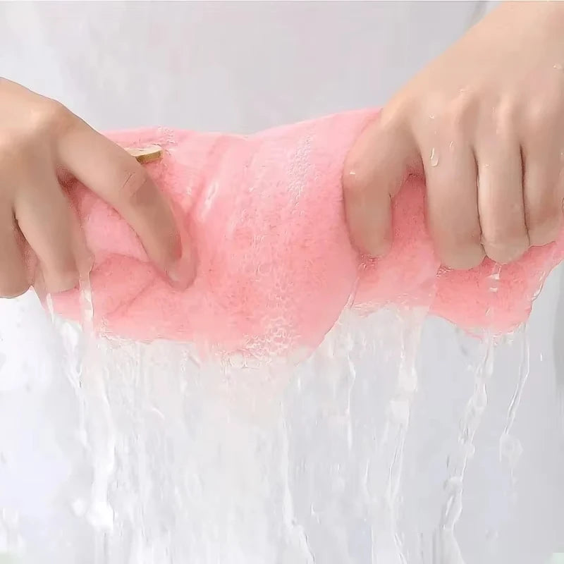 Dry Hair Towel Embroidered Coral Velvet Ladies Microfiber Soft Shower Cap Head Wrap Absorbent Fast Dry Ladies Head Towel