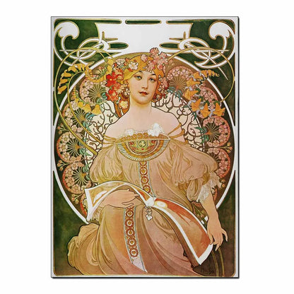 Art Nouveau Retro Poster Abstract Wallpaper Print Canvas Painting Wall Art Picture for Living Room Home Decor Aesthetic Mural