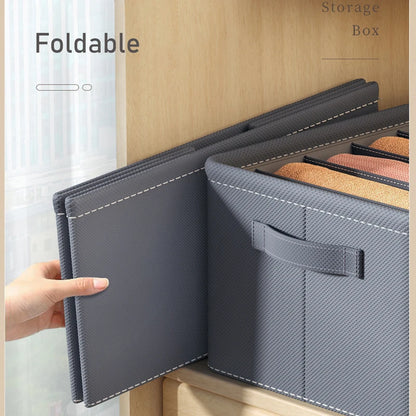 Thickened Pants Storage Box Foldable 9/7 Grids Organizer for Jeans Sweatshirt Shirt Wardrobe Organizers of Cabinets and Drawer