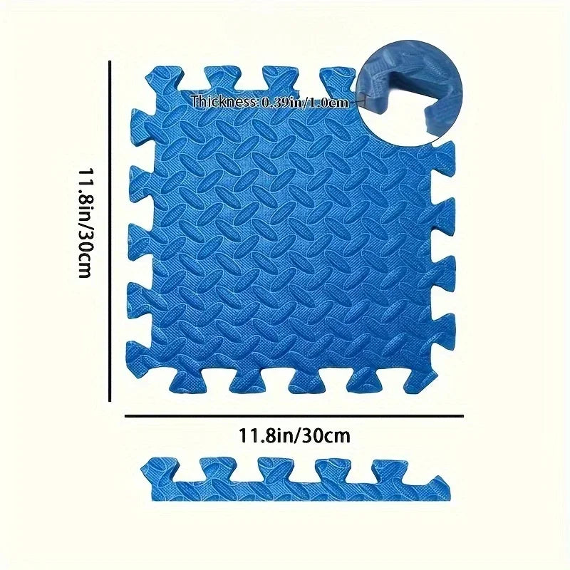 16PCS 30x30cm EVA Puzzle Mat – Thick Baby Play Mat for Kids, Non-Slip & Waterproof Crawling Floor Tiles, Interlocking Foam Rug