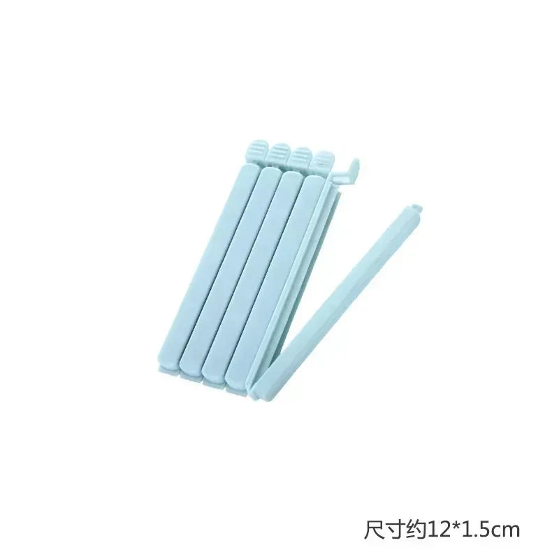 Bag Clips Food Snack Sealing Clip12/15.5cm Portable Kitchen Storage Accessories Tool Elastic Buckle Package Bag Clamp