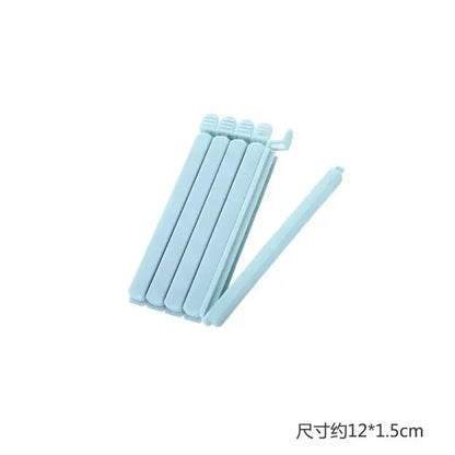 Bag Clips Food Snack Sealing Clip12/15.5cm Portable Kitchen Storage Accessories Tool Elastic Buckle Package Bag Clamp
