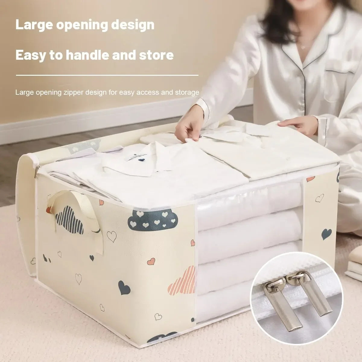 Quilt Storage Bag Multi-functional Dustproof Moistureproof Large-capacity Clothes Storage Bag Home Moving Organising Bag