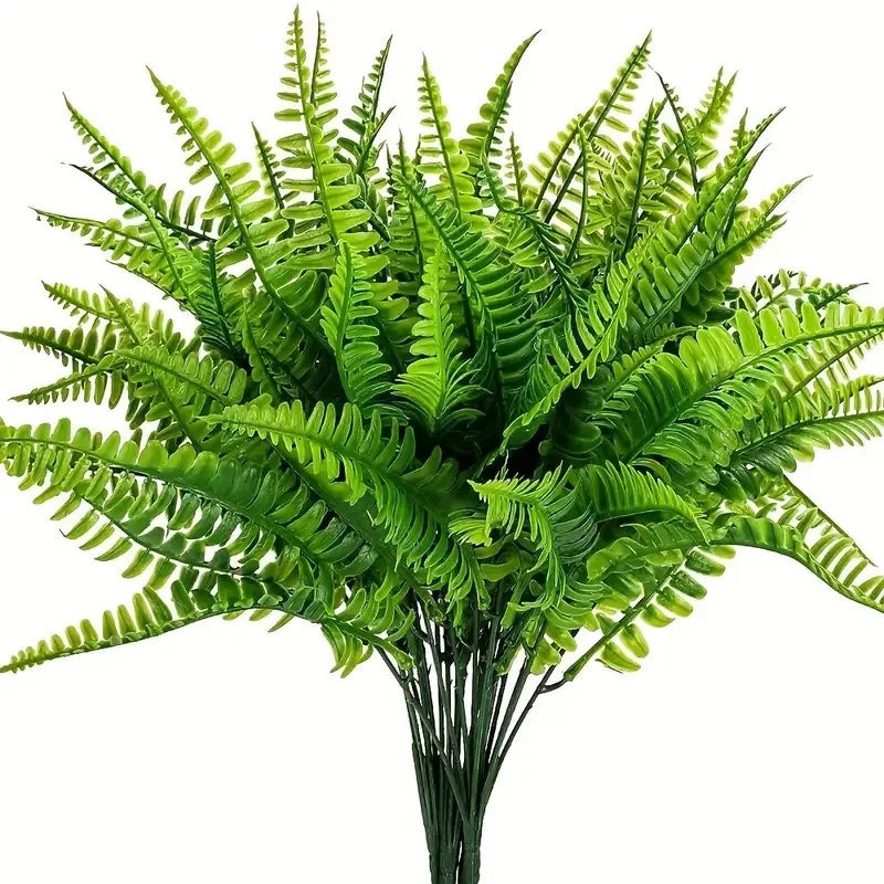 2PCS Artificial Persian Fern Leaf Bundle Nordic-Style Green Plant Decor Home Decor Scenery Accent Grass