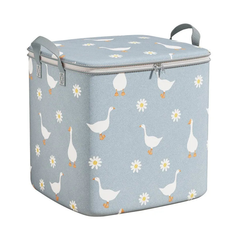 2025 Cotton Quilt Storage Bag Large Capacity Quilt Storage Box Non Woven Clothes Special Storage Moving Luggage Bag Portable