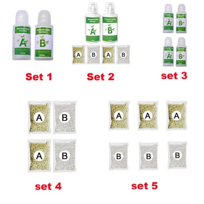 Hydroponic Nutrients Fertilizer AB Solution Set Hydroponic Garden Plant Food Plant Fertilizer For Flowers Vegetables Nutrients