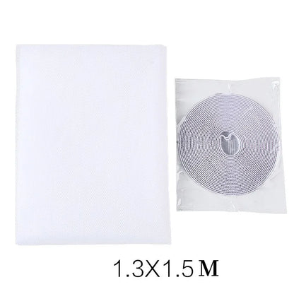 Anti Fly Mosquito Net Insect Bug Fly Screen Curtain Indoor DIY Self-Adhesive Window Mesh with Tape for Windows Accessories