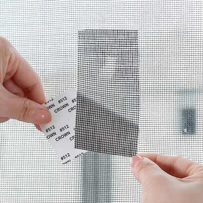 Window Screen Hole Patch Repair Easy Apply Waterproof Tape – Keep Mosquitoes Out with Our Anti-Insect, Self-Adhesive Mesh Patch