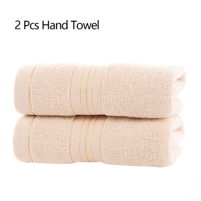 1/2/4 Pcs Cotton Class A Thickened Absorbent Jacquard Polyester-cotton Skin-friendly Face Towel Pure Cotton Towel Adult Towel