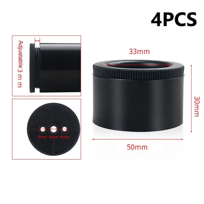 4Pcs Heavy Duty Sofa Cabinet Feet Leg Lift Furniture Extra Raiser Stand ABS Round Adjustable Furniture Accessories