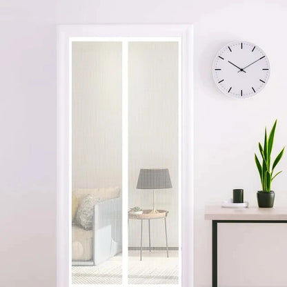 New No Punching Magnetic Screen Door Curtain Anti Mosquito Insect Fly Bug Automatic Closing Household Ventilation Door Curtain