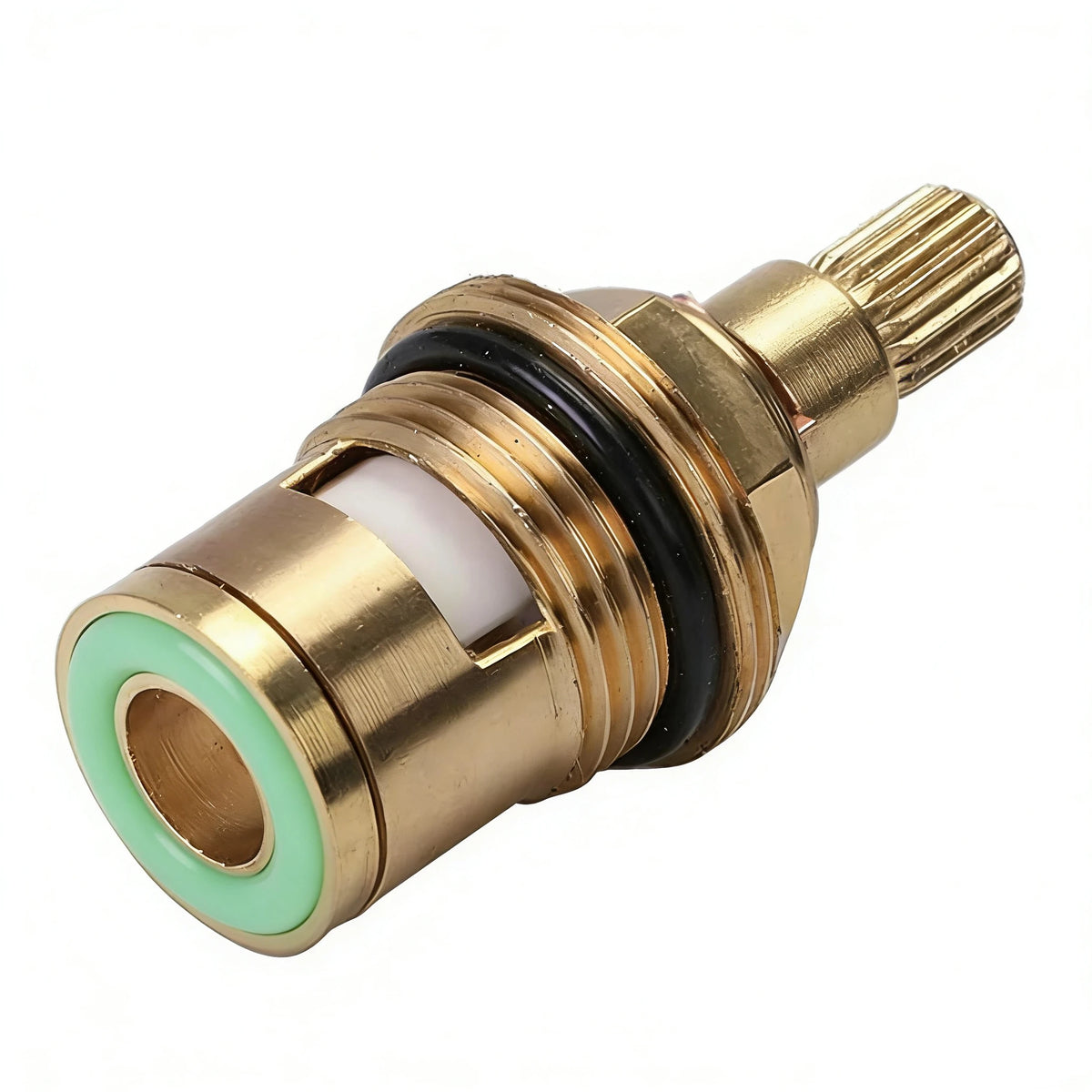 1/2pc Universal Replacement Tap Valves Brass Ceramic Disc Cartridge Inner Faucet Valve for Bathroom, Clockwise or Anti-clockwise
