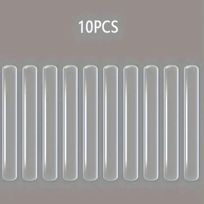10PCS Transparent Door Impact Mats, Silicone Seal, Household Transparent Impact Seal Tape, Transparent Mute Strip