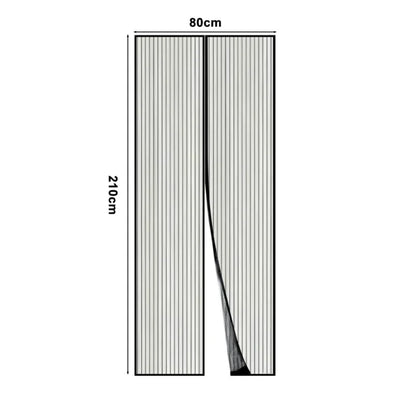 Magnetic Mosquito Net Curtain, Anti-Fly Auto Close Screen for Doors & Windows, Ventilation Mesh, No Drill Easy Install