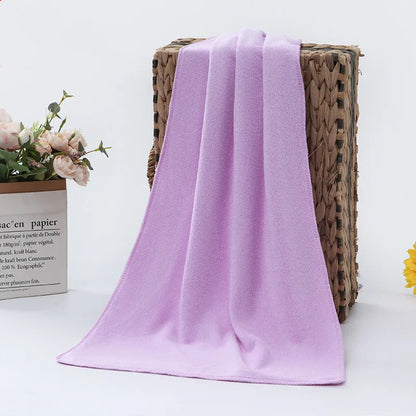 A big towel Beauty salon adult thickening large bath towels that soft absorb water do not shed hair multi-purpose micrmicrofiber