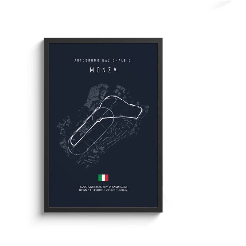 F1 Internationa Track Circuit Canvas Painting F1 Imola Wall Art Nordic Poster Aesthetic Motorsport Race Picture For Home Decor