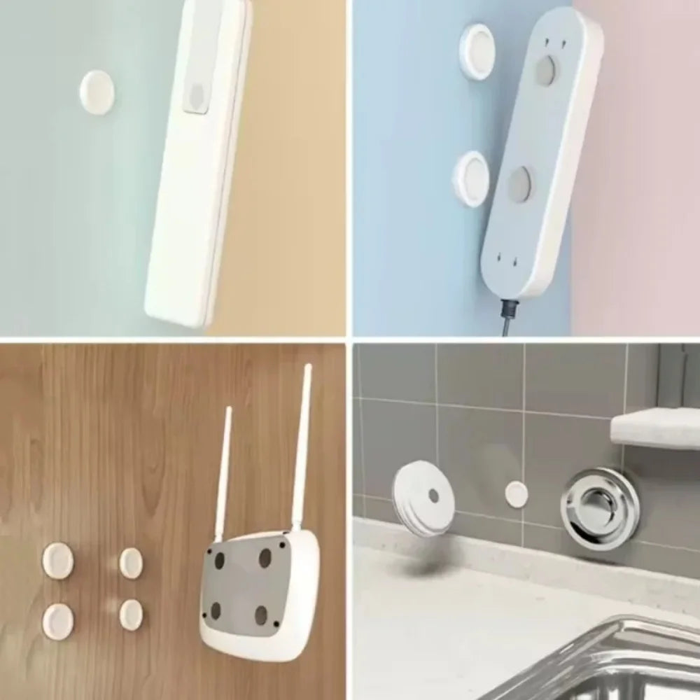 Remote Control Magnetic No Drill Holder Wall Mount Adhesive Remote Control Holder Strong Hold Tv Remote Holder for Home Office