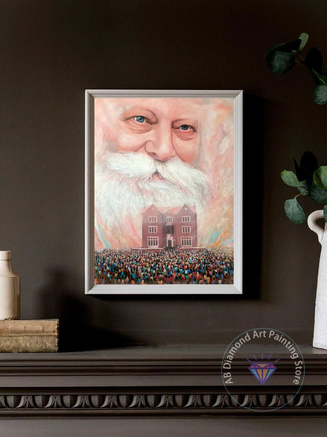 Jewish Rabbi Lubavitch AB Diamond Painting Kit 5D DIY Diamond Embroidery Cross Stitch Handmade Art Gift Crafts Home Decor