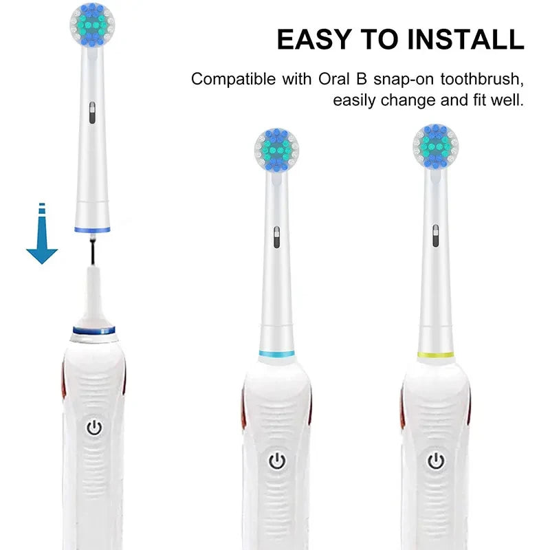 4/8/16 Pcs Replacement Toothbrush Heads Compatible with Oral-B Braun Professional Electric Toothbrush Heads Brush Heads