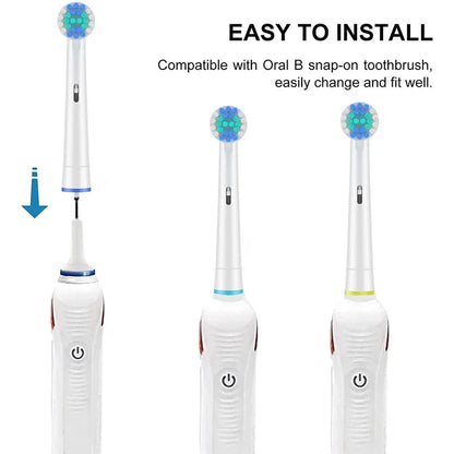 4/8/16 Pcs Replacement Toothbrush Heads Compatible with Oral-B Braun Professional Electric Toothbrush Heads Brush Heads