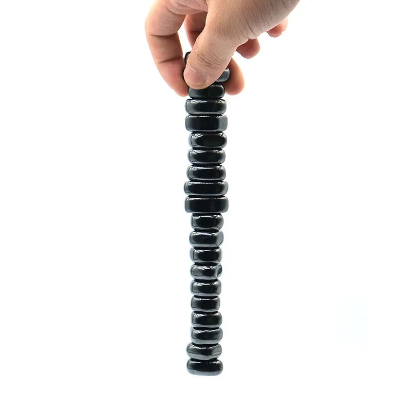 Black Irregular Fridge Magnets Polishing Lodestone Strong Magnetic Hooks Push Pin Multipurpose Use For Home Kitchen Refrigerator